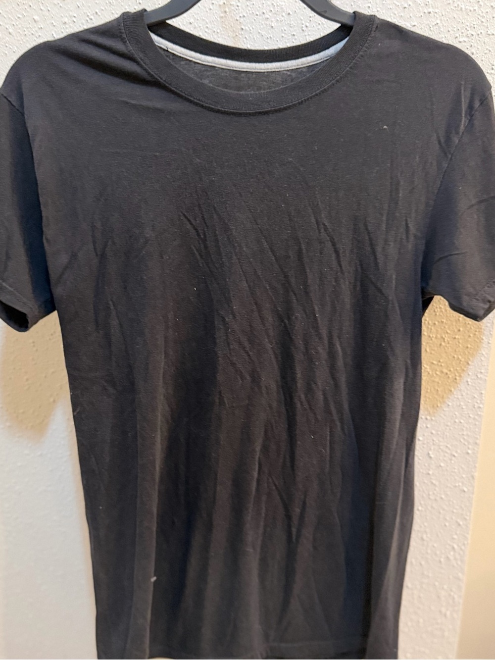 Hanes Black Short Sleeve Crew Neck Tee 3 Pack